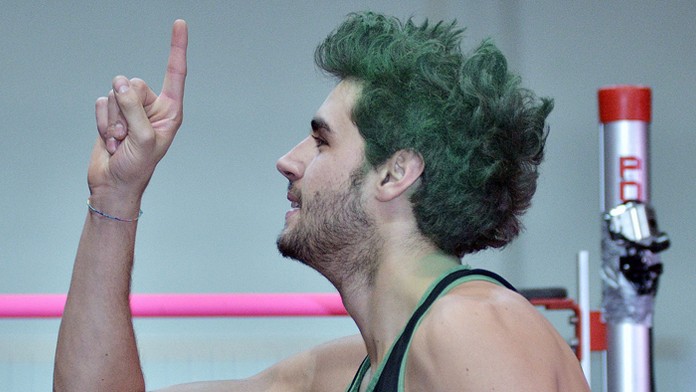 Taliansky skokan do výšky Gianmarco Tamberi na archívnej snímke.