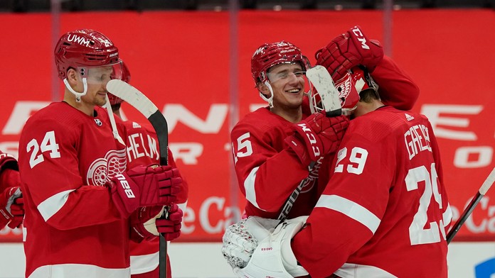 Hráči z Detroitu Red Wings