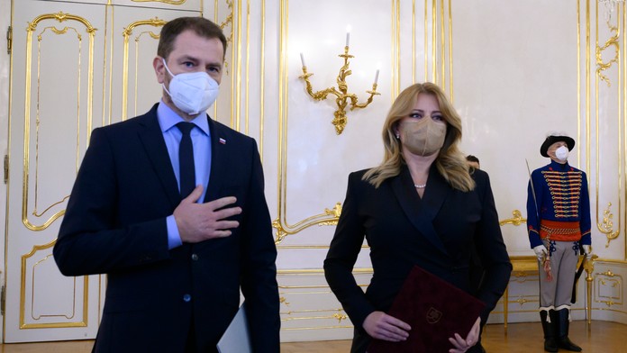 Prezidentka Zuzana Čaputová prijala demisiu predsedu vlády SR Igora Matoviča