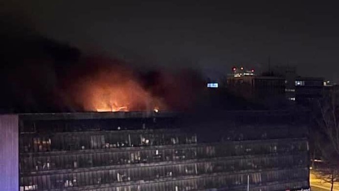 Požiar v Ružinove.