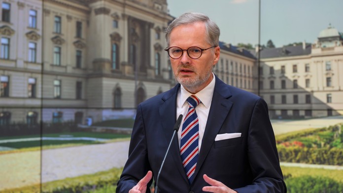 Český premiér Petr Fiala.