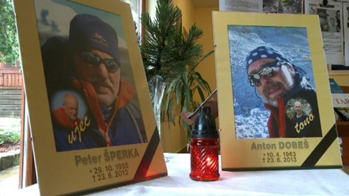Zavraždení horolezci Anton Dobeš a Peter Šperka