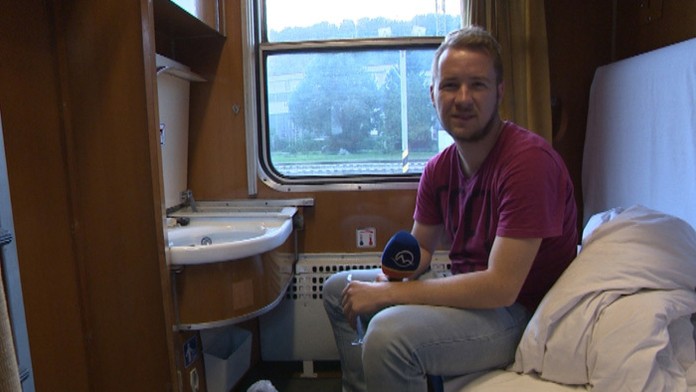 Martin Petro absolvovala nočnú jazdu v lôžkovom vozni do Košíc.