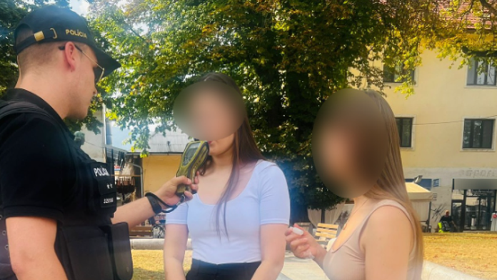 Policajná akcia „alkohol a mládež“. 