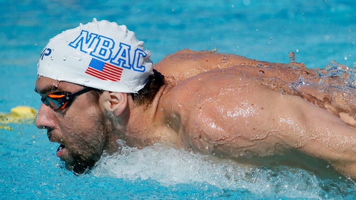 Americký plavec Michael Phelps.
