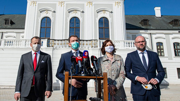 Boris Kollár, Igor Matovič, Veronika Remišová a Richard Sulík.