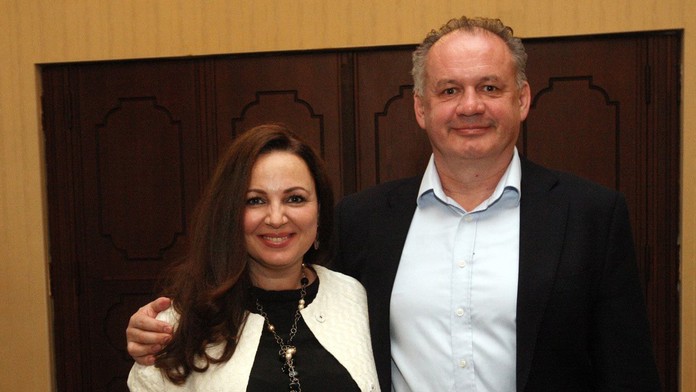 Martina Kisková a Andrej Kiska 
