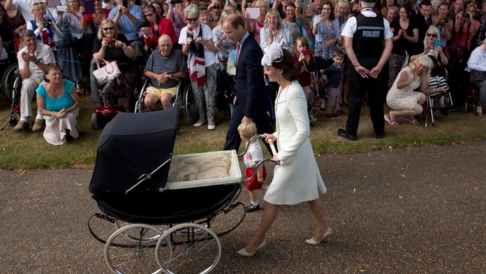 Princeznú Charlotte pokrstili.