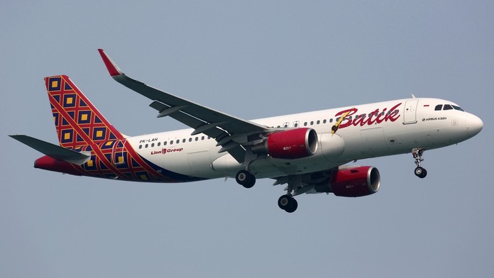 Lietadlo spoločnosti Batik Air (ilustračná snímka)