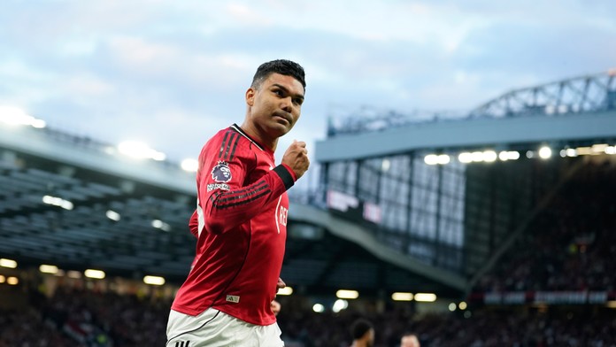 Casemiro v drese Manchestru United