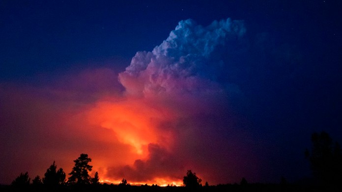 Rozsiahle požiare v USA