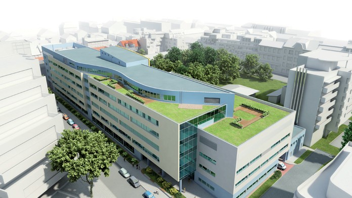 Nova ulica v centre Bratislavy.