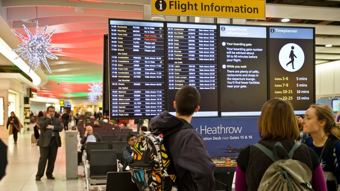 Letisko Heatrow v Londýne.