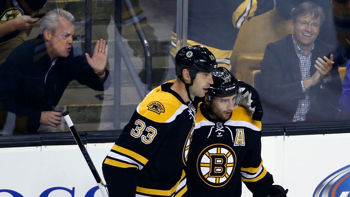 Patrice Bergeron so Zdenom Chárom