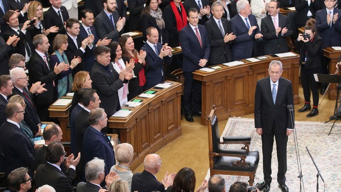 Nový rakúsky prezident Alexander van der Bellen.