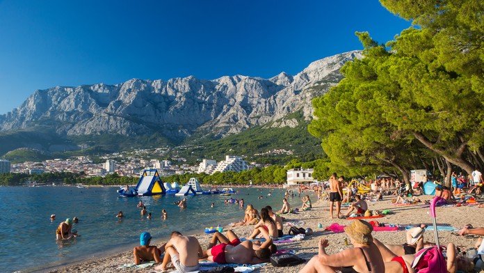 Pláž v Chorvátsku