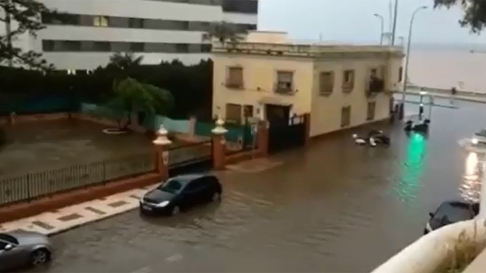 Záplavy v Španielsku.