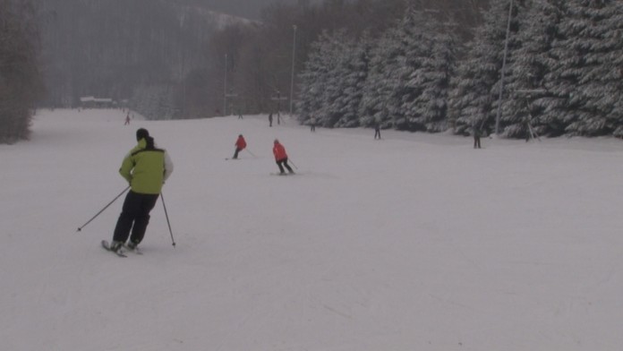 Pre lyžiarov sú tu ideálne podmienky.