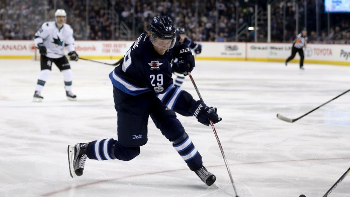 Patrik Laine na archívnej snímke.