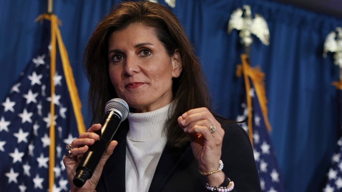 Bývalá americká veľvyslankyňa pri OSN Nikki Haleyová.