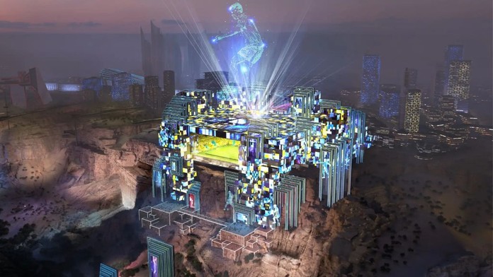 FOTO: Ako z budúcnosti. Saudi predstavili štadión pre MS, má stáť na 200-metrovom útese