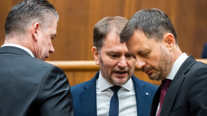 Roman Mikulec, Igor Matovič a Eduard Heger