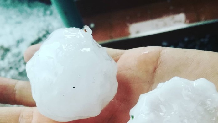 Obrovské krúpy v Košiciach 