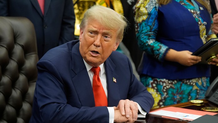 Na snímke prezident USA  Donald Trump.