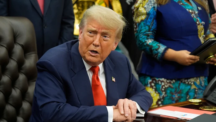 Na snímke prezident USA  Donald Trump.