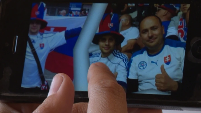 Poslanec SaS Martin Klus na futbale.