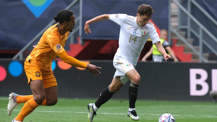 Taliansko zvládlo zápas s domácim Holandskom a opäť je v Lige národov bronzové. Kontaktný gól prišiel neskoro