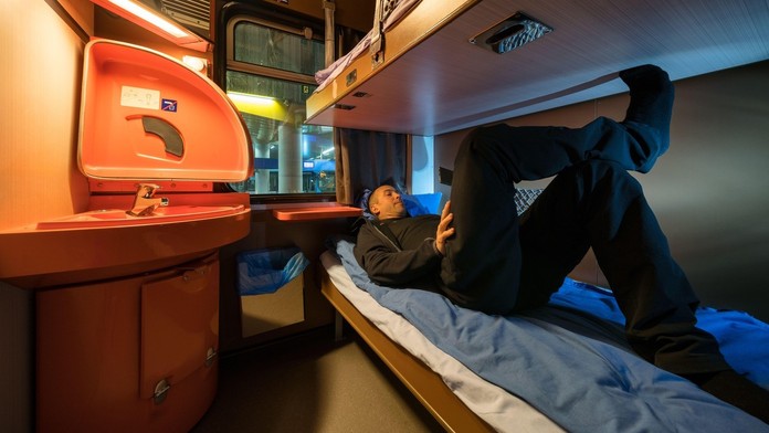 Nočný vlak (ilustračná snímka)