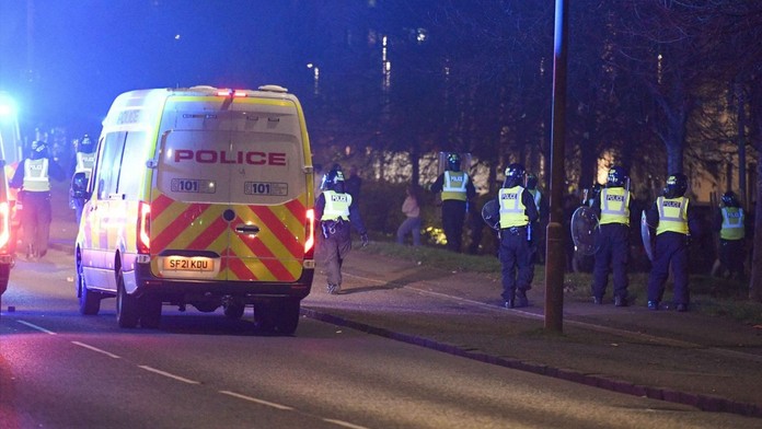 Polícia v Edinburghu