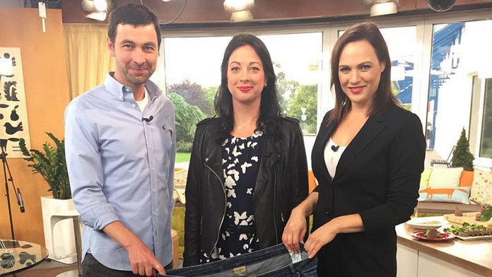 Zuzana v Teleráne s Darom a Aďou