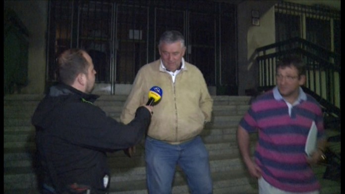 Slota vychádza z policajnej stanice