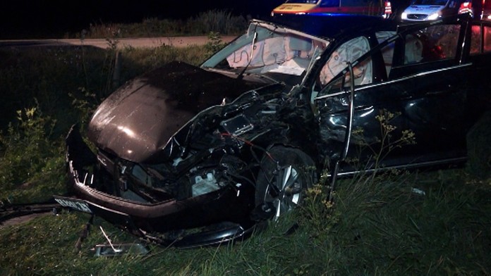 Vodička z auta vypadla.