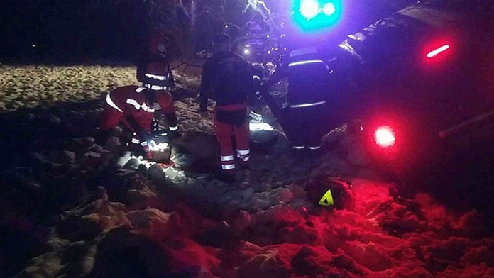 Nehoda medzi obcami Moravské Kračany a Jurová.