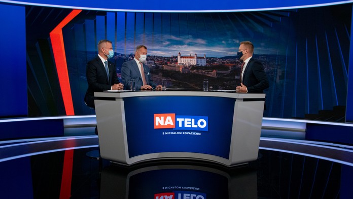 Peter Pellegrini a Boris Kollár.