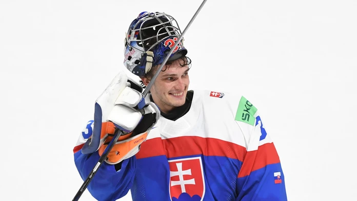 Stanislav Škorvánek sa teší po víťaztve 2:1 v zápase základnej B-skupiny Slovensko - Lotyšsko