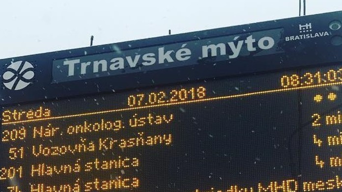 Odstavené trolejbusy smerom na Kramáre