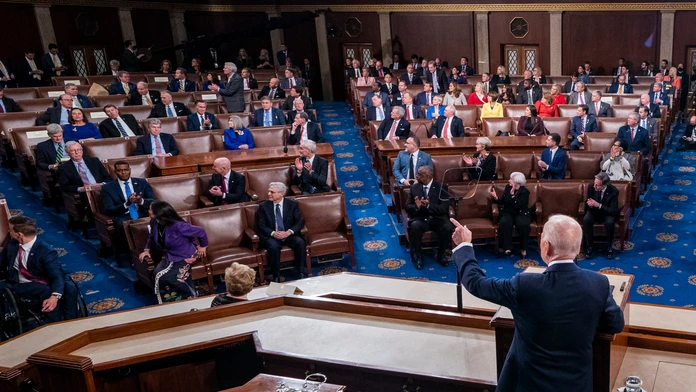 Biden vystúpil s prejavom o stave Únie: Americkí vojaci budú brániť "každý kúsok" územia členov NATO