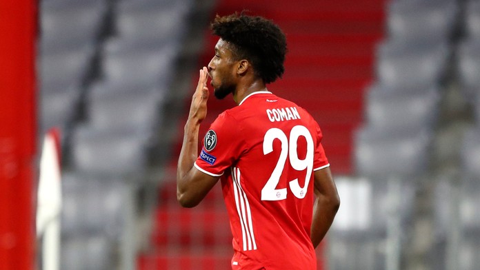 Futbalista Kingsley Coman z Bayernu Mníchov.