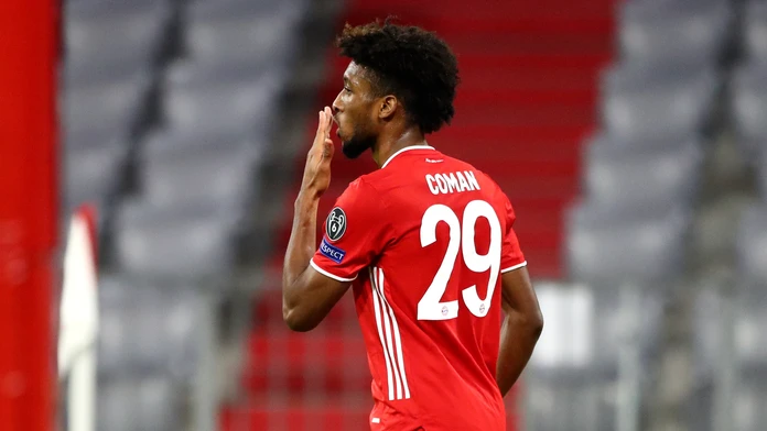 Futbalista Kingsley Coman z Bayernu Mníchov.