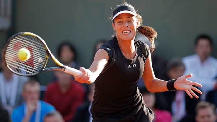 Srbská tenistka Ana Ivanovičová na Roland Garros.