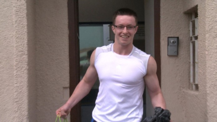 Lukáš Nečesaný, ktorého prepustili na slobodu pre justičný omyl.