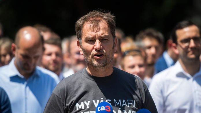 Na snímke predseda OĽaNO Igor Matovič
