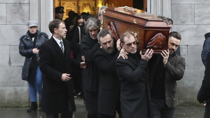 Dolores O'Riordan pochovajú v utorok