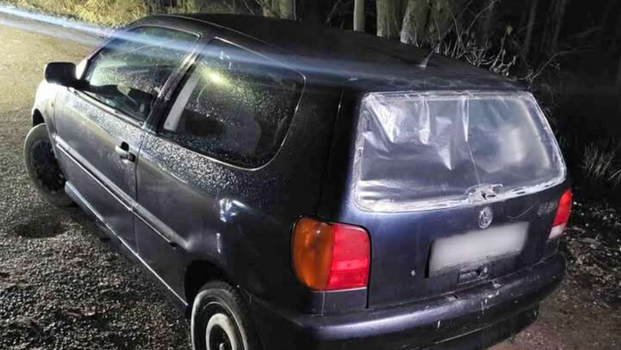 Vodič mal namiesto okna na vozidle igelit.