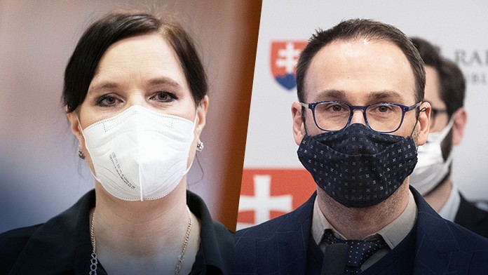 Veronika Remišová a Tomáš Lehotský.