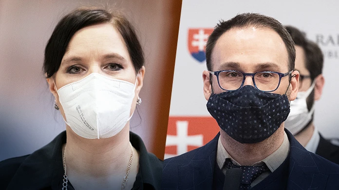 Veronika Remišová a Tomáš Lehotský.